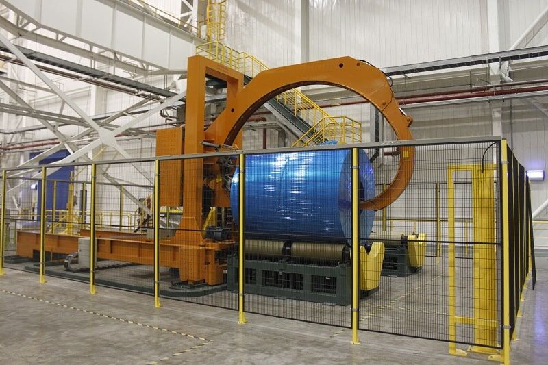 Master coil stretch wrapping machinery